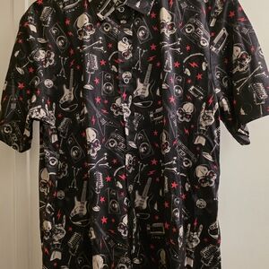 Black Graphic Men’s Shirt